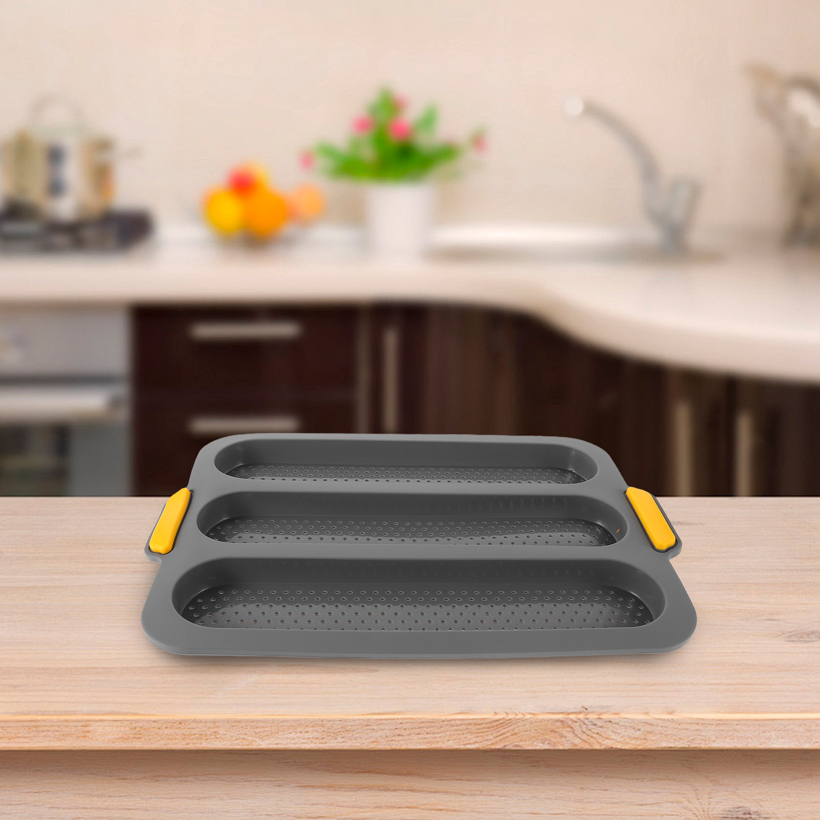 قالب خبز الباغيت من السيليكون  - مراجعة Silicone Mold Tray وسعره