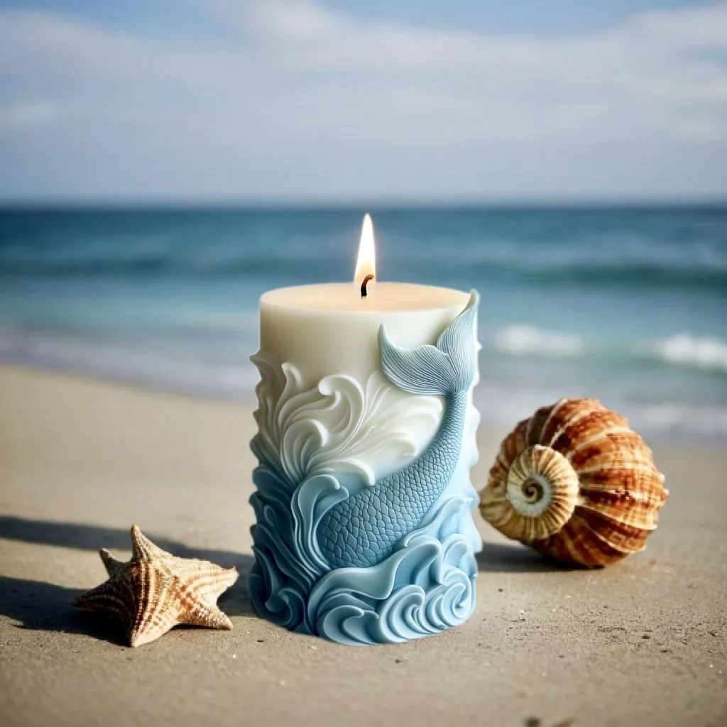 2024 موجة المحيط رغوة شمعة أسط - مراجعة Resin Ocean Wave Mold وسعره