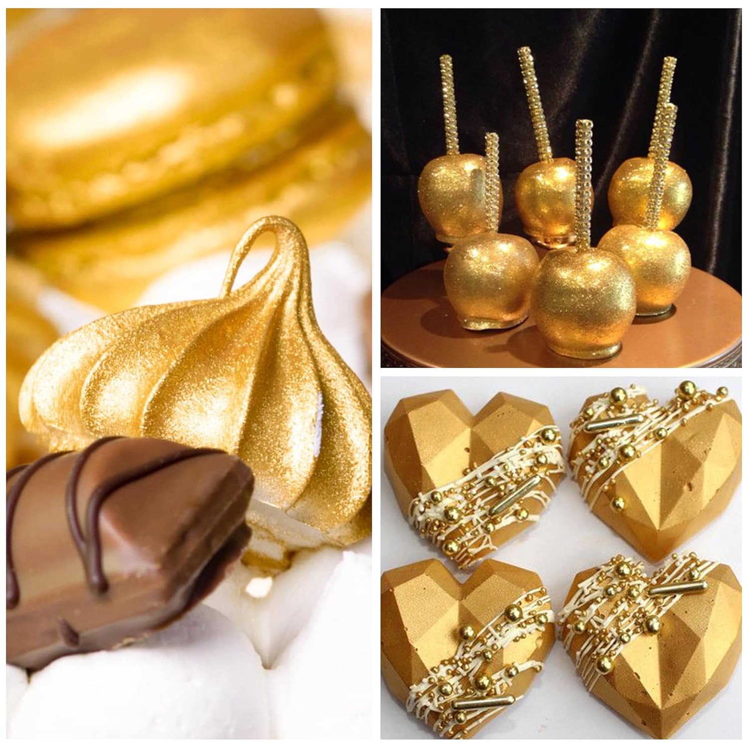 مسحوق الجليتر، جليتر للمشروبات - مراجعة Gold Foil Flakes وسعره