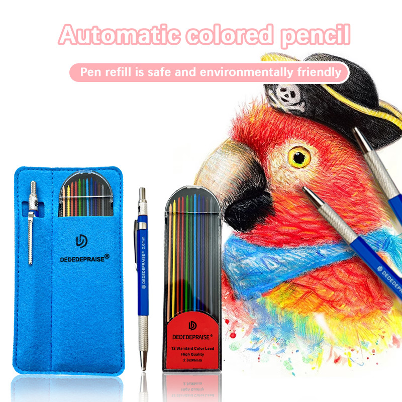 12/24 يؤدي ملون 2.0 مللي متر م - مراجعة Staedtler Pencil Lumocolor وسعره