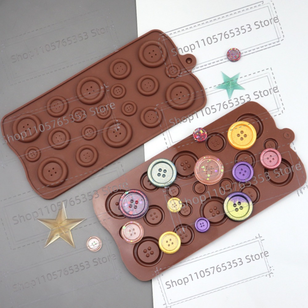 قالب شوكولاتة 2026 على شكل زر، - مراجعة Silicone Mold Tray وسعره