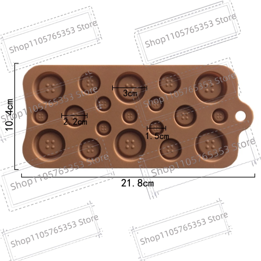 قالب شوكولاتة 2026 على شكل زر، - مراجعة Silicone Mold Tray وسعره