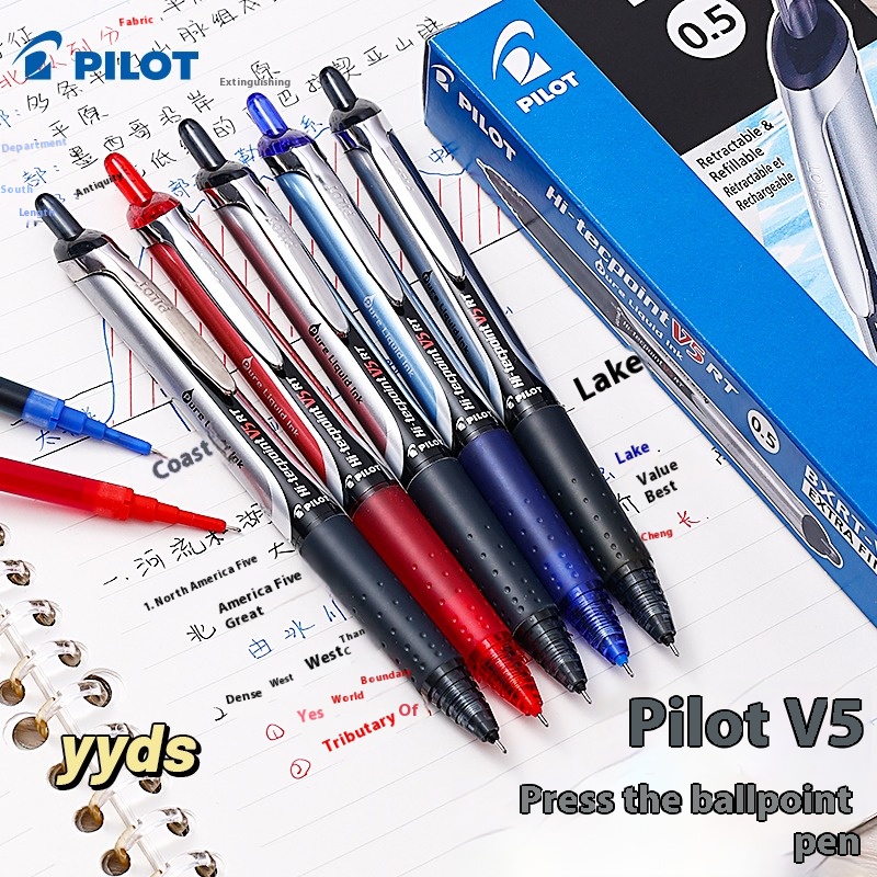 الطيار دقيق V5 RT جل أقلام ثلا - مراجعة Pilot Pen G2 وسعره