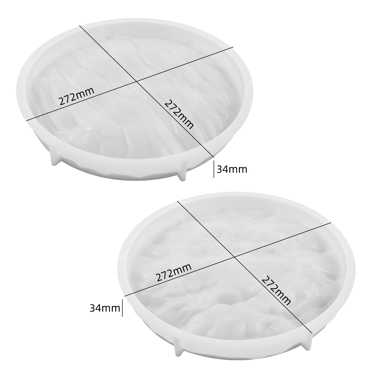 المحيط نمط المياه كريستال الاي - مراجعة Resin Ocean Wave Mold وسعره