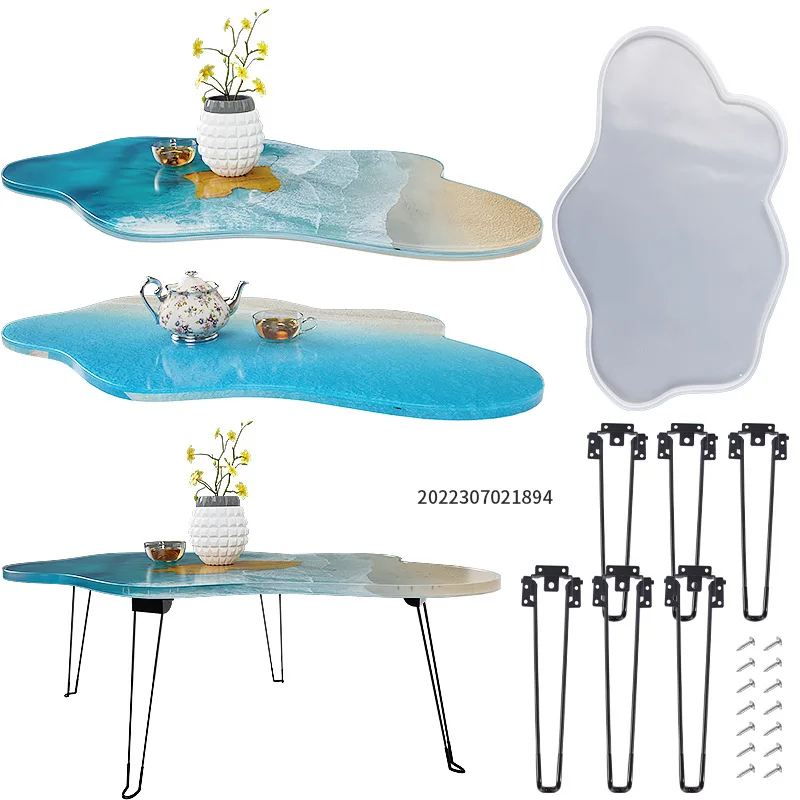 كبير 61 سنتيمتر غير النظامية ص - مراجعة Resin Ocean Wave Mold وسعره